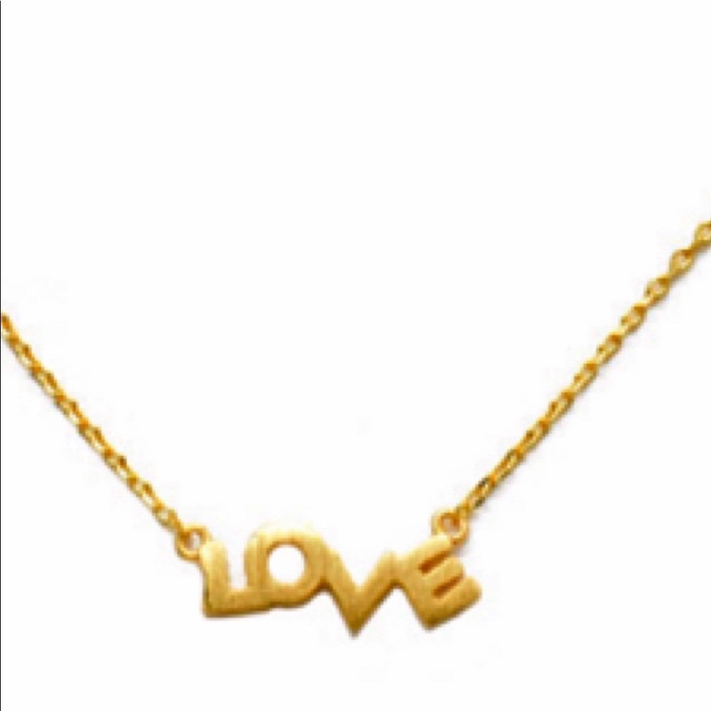 “Love” Pendant Necklace